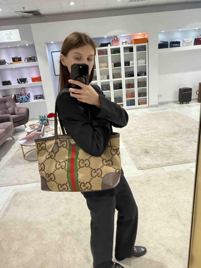 Gucci Web Ophidia Shopping Tote torebka