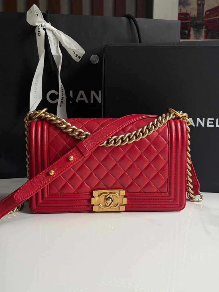 Chanel Boy Old Medium torebka