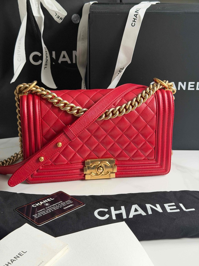 Chanel Boy Old Medium torebka
