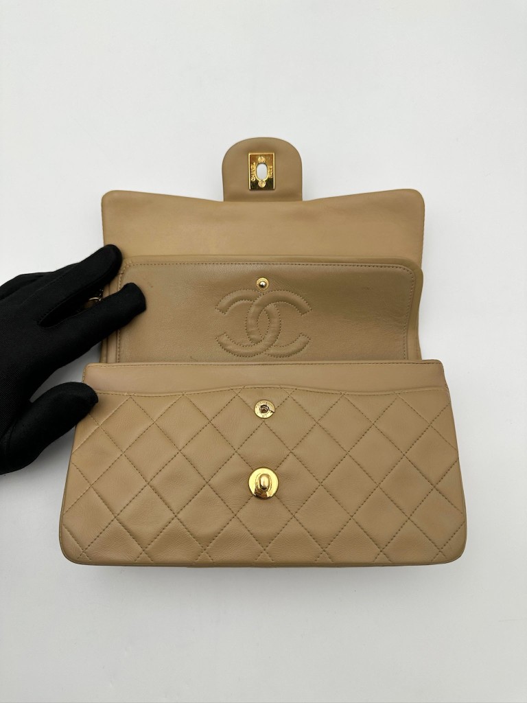 Chanel Classic Small Double Flap Vintage 24k Bag