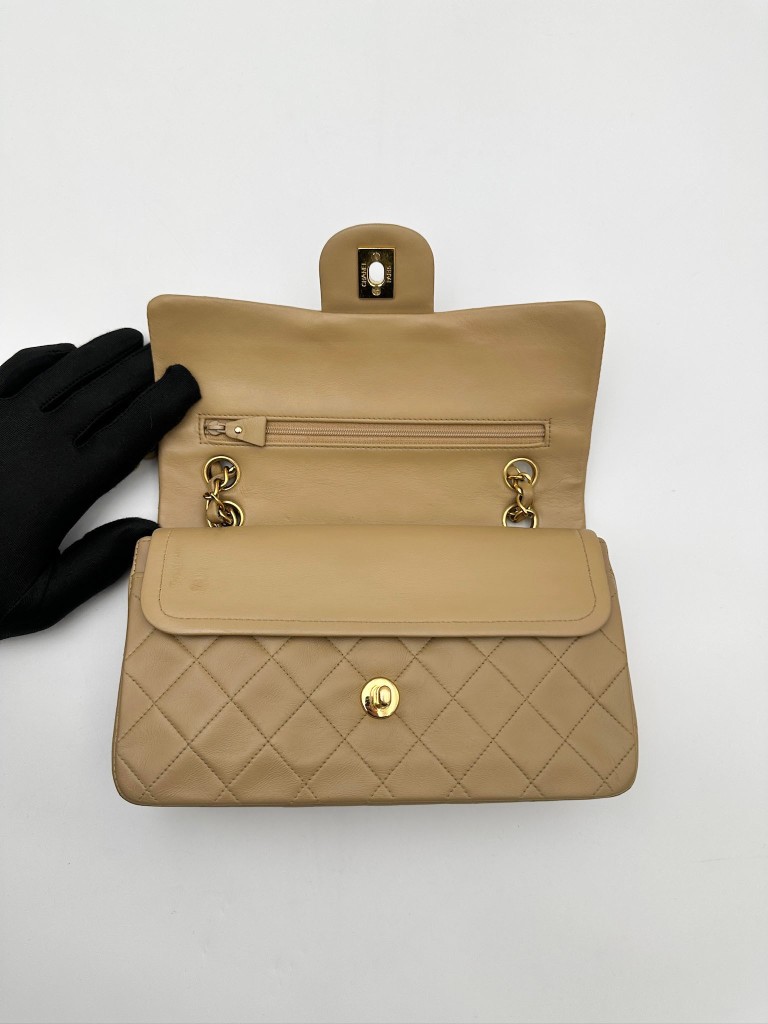 Chanel Classic Small Double Flap Vintage 24k Bag