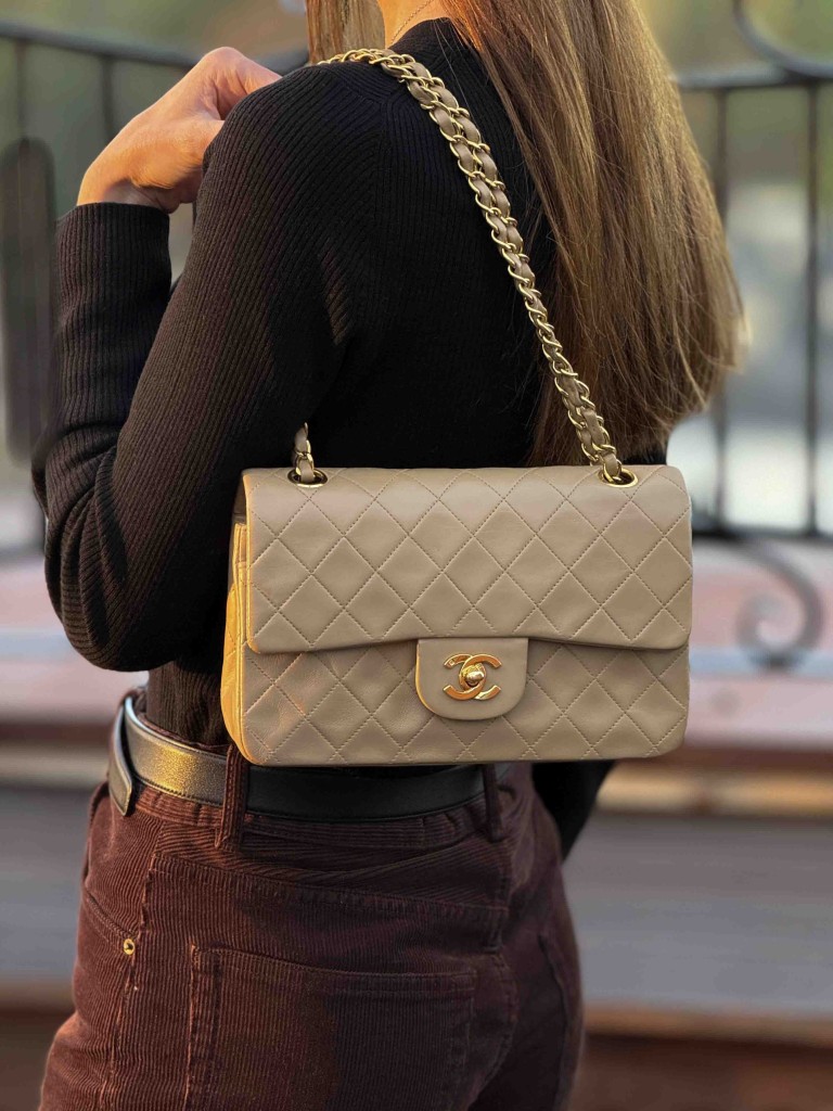 Chanel Classic Small Double Flap Vintage 24k torebka