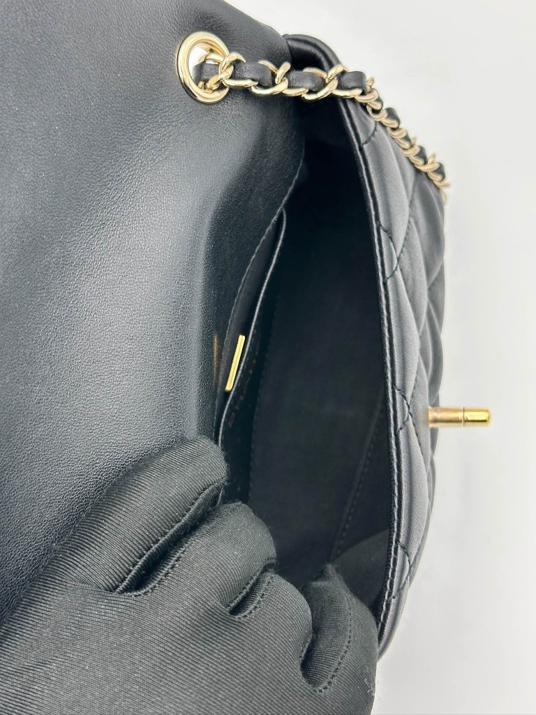 Chanel Chain Frame Enamel CC Mini Flap torebka