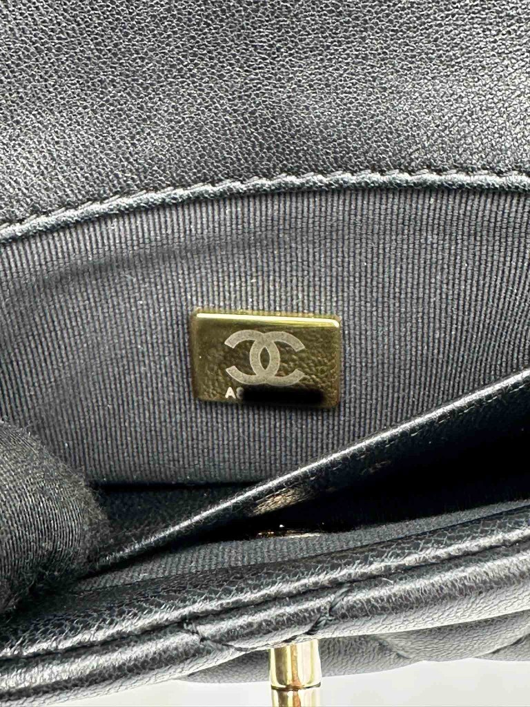 Chanel Chain Frame Enamel CC Mini Flap torebka