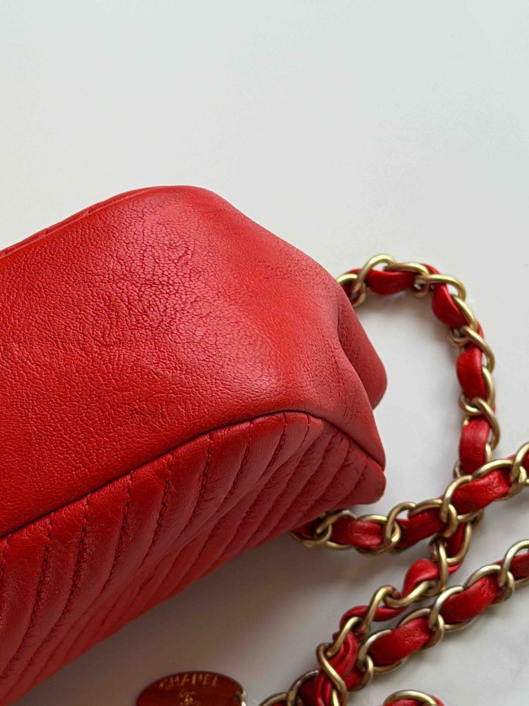 Chanel Chevron Small Surpique Flap bag