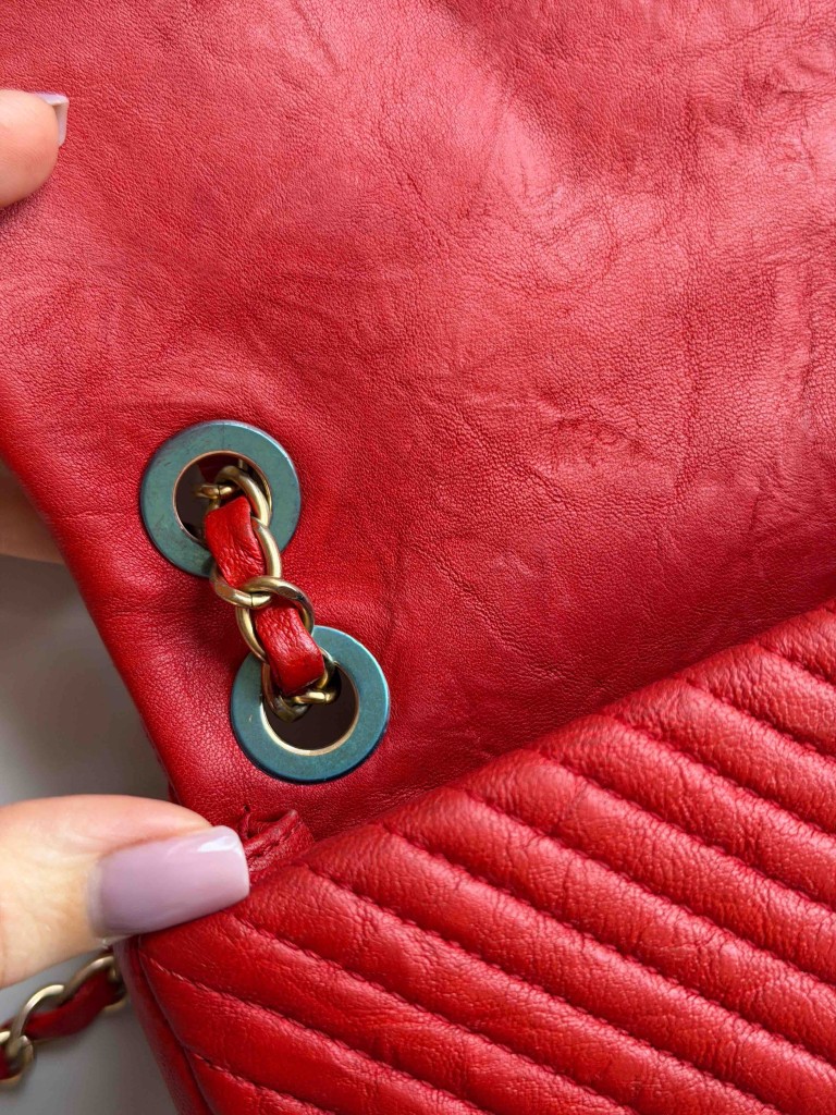 Chanel Chevron Small Surpique Flap bag