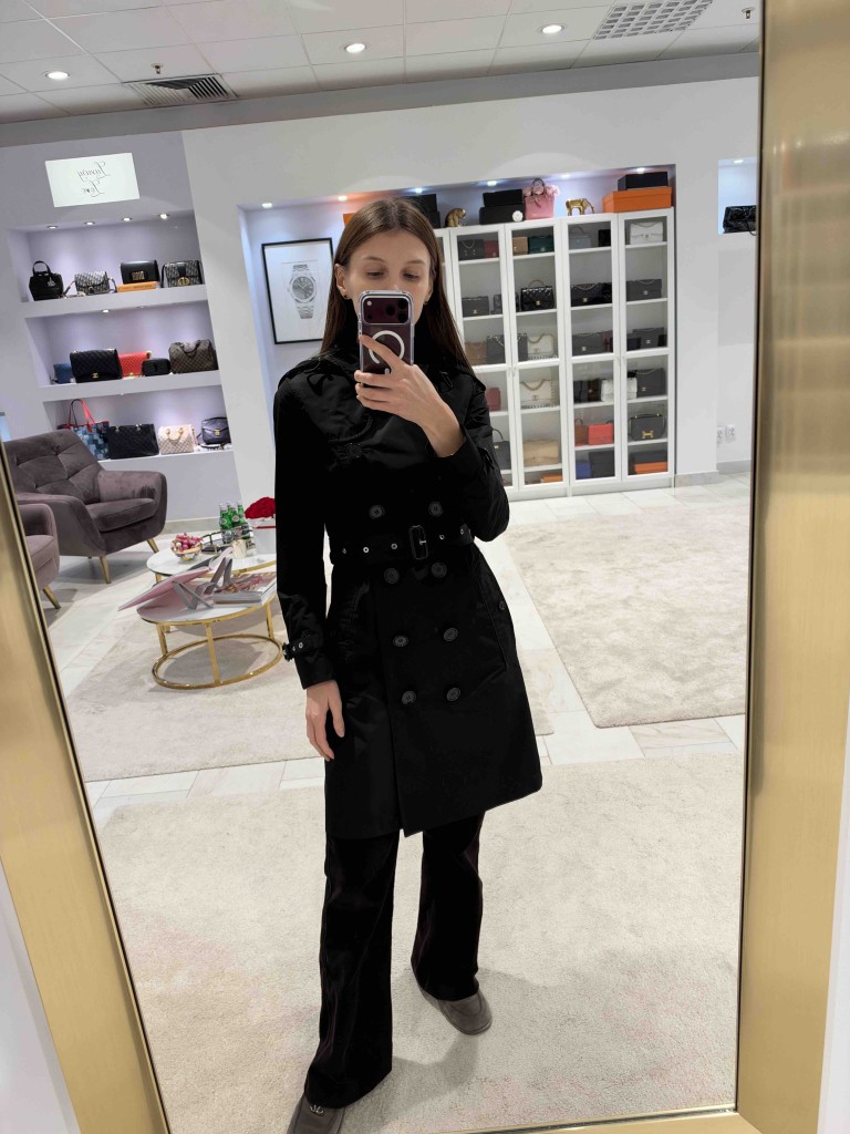 Burberry płaszcz
