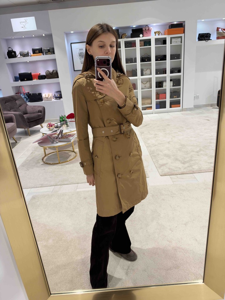 Burberry płaszcz