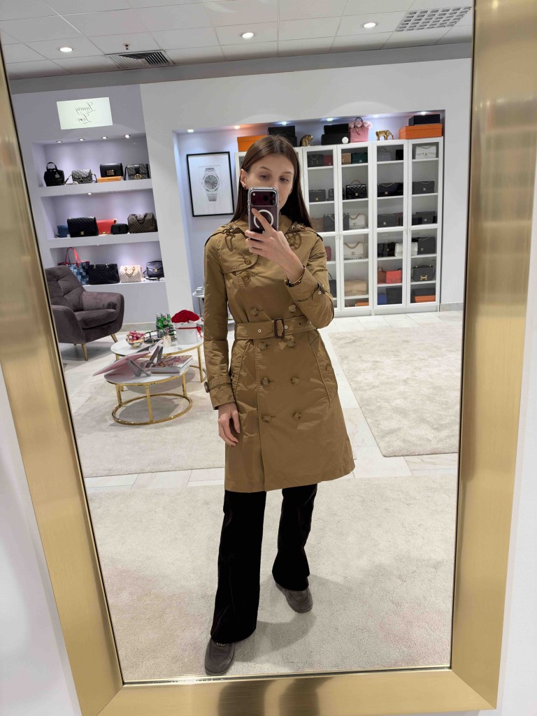 Burberry płaszcz
