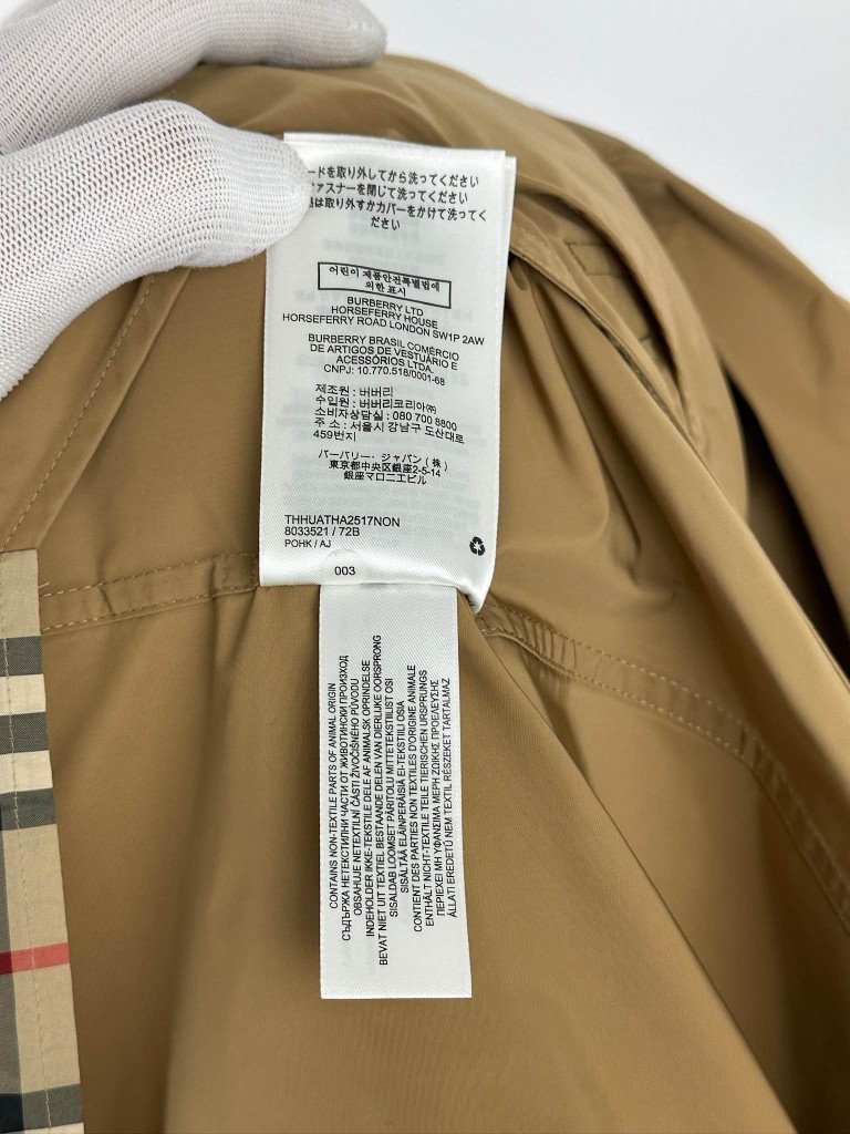 Burberry płaszcz