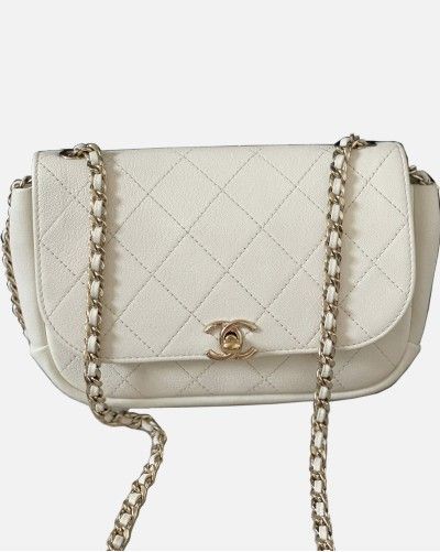 Chanel Casual Trip Ivory Calfskin  bag