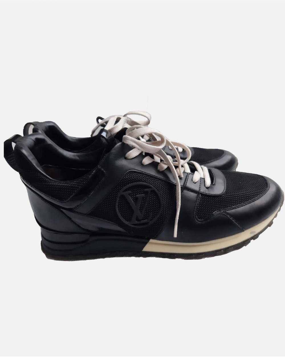 Louis Vuitton - Authenticated Run Away Trainer - Leather Black for Women, Good Condition