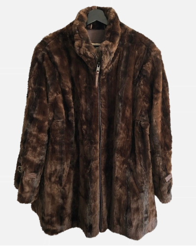 Burberry Prorsum faux fur