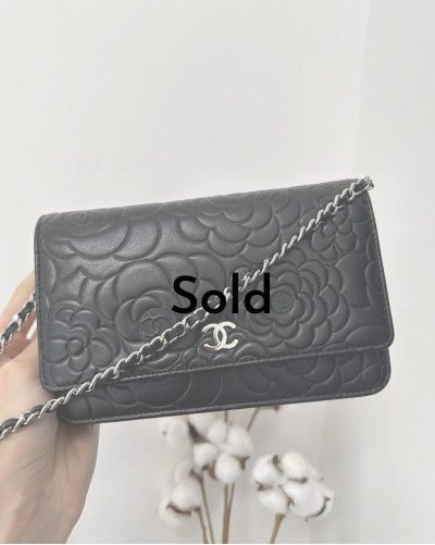 Chanel Camellia Wallet on...