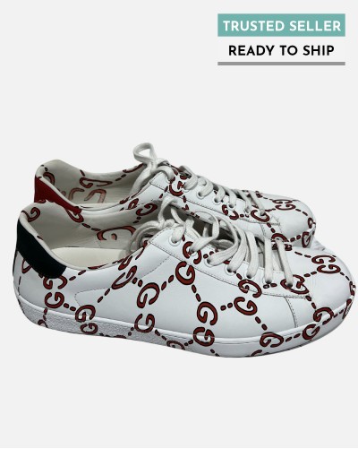 Gucci Ghost Print Mens Ace...