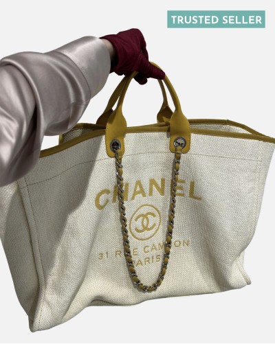 Chanel Deauville XL Canvas...