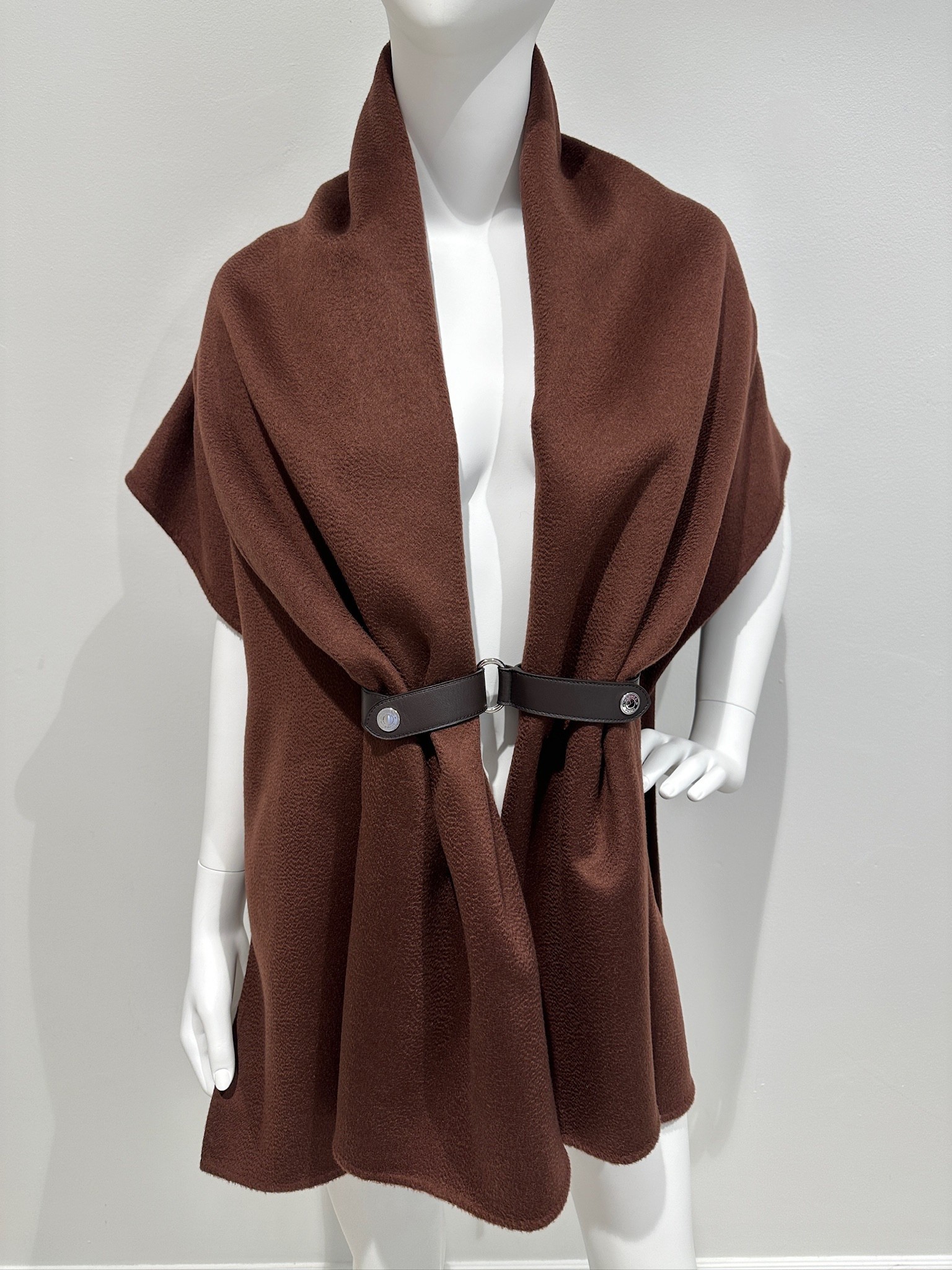 Hermès poncho vest coat