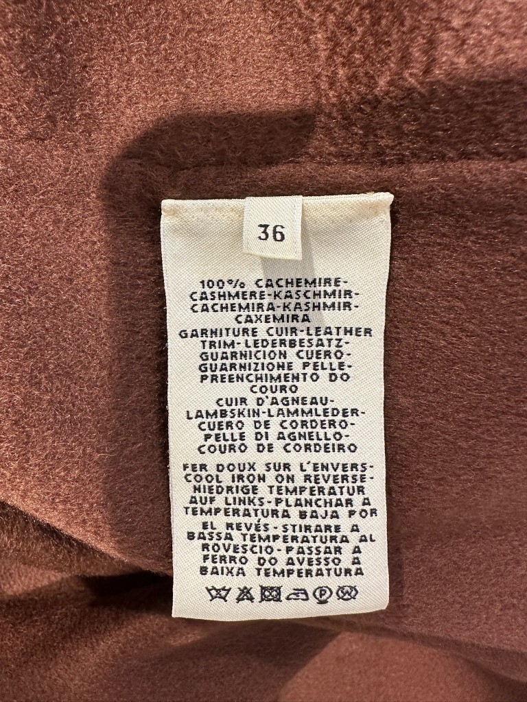 Hermès poncho vest coat