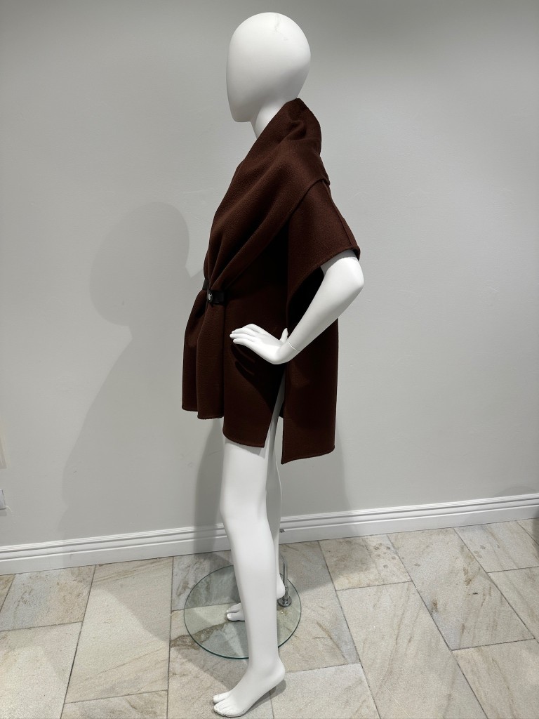 Hermès poncho vest coat