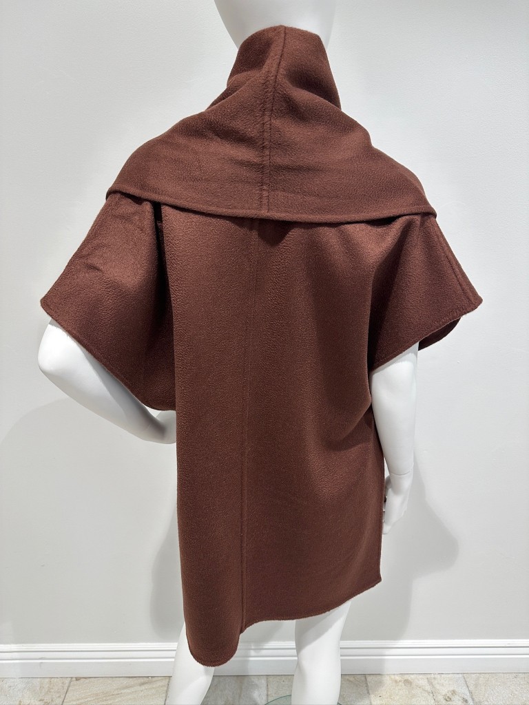 Hermès poncho vest coat