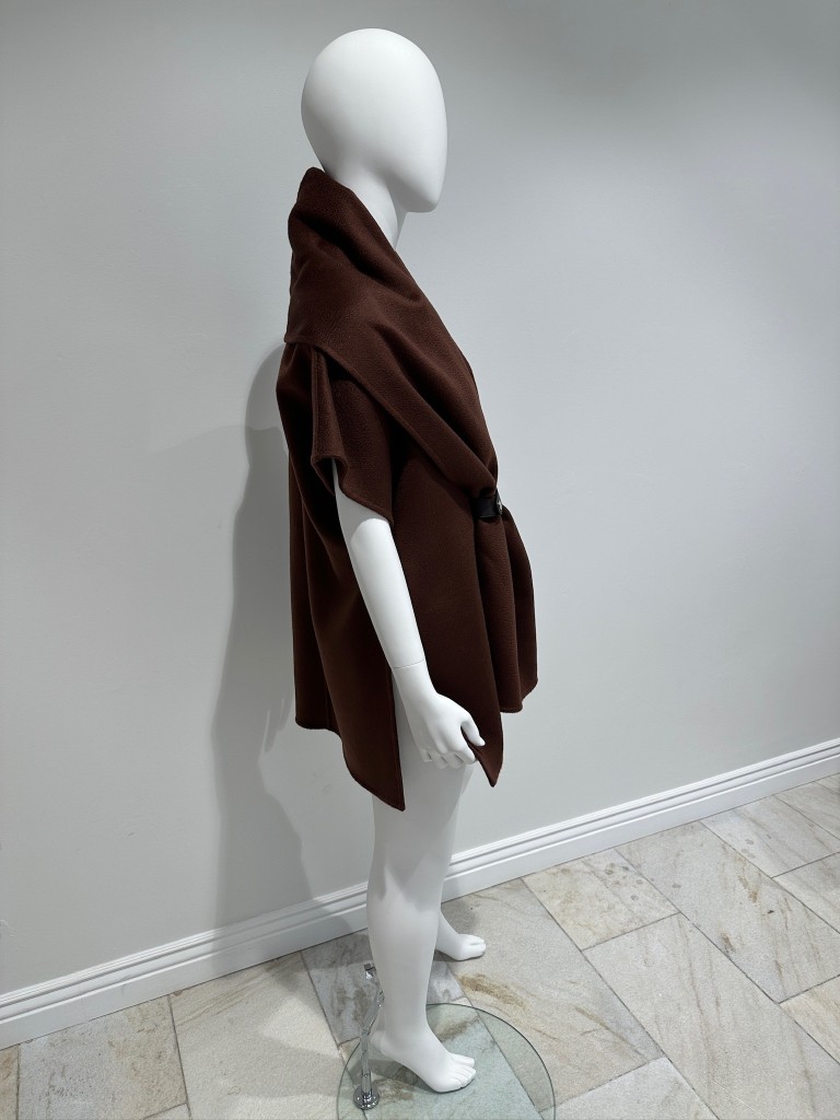 Hermès poncho vest coat